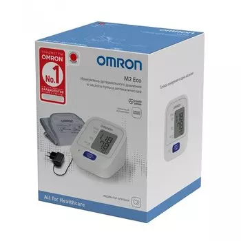 Omron Тонометр автоматический M2 Eco ARU с адаптером и манжетой 22-32 см