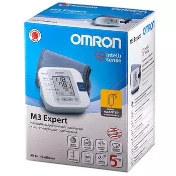 Omron Тонометр автоматический M3 Expert на плечо с адаптером и манжетой 22-42 см