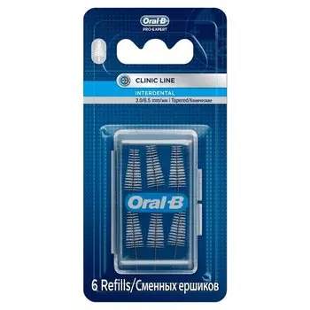 Oral-B Ершики сменные конические для межзубной щетки 6 шт