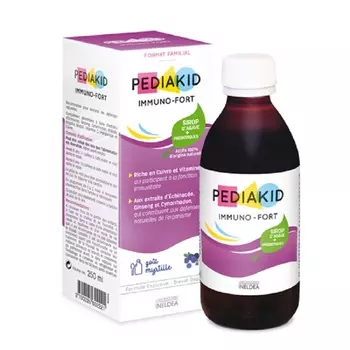 PEDIAKID Иммуно-Форт сироп Малина-Черника 250 мл