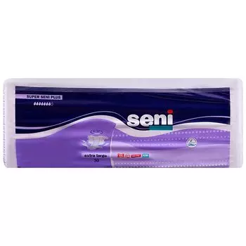 Подгузники Seni Super plus air Extra Large шт 30