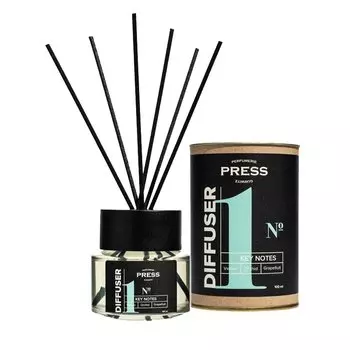 Press Gurwitz Парфюмери Ароматизатор для дома с палочками №1 Ветивер-Орхидея-Грейпфрут 1 шт