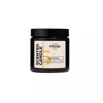 Press Gurwitz Парфюмери Ароматизированная свеча №5 с нотами Имбиря-Ванили-Вербены 1 шт