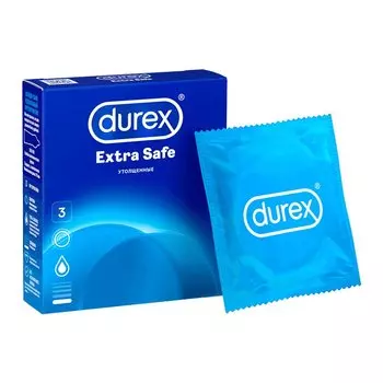 Durex Extra Safe презервативы утолщенные 3 шт