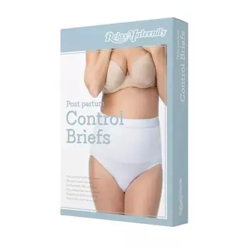RelaxMaternity Бандаж-трусики послеродовый с хлопком размер L Бежевый