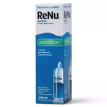 ReNu MultiPlus раствор для ухода за контактными линзами 240 мл