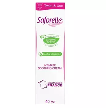 Saforelle Крем-эмолент для интимной зоны увлажняющий 40 мл