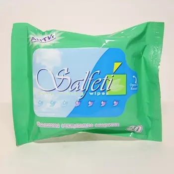 Салфети Салфетки влажные антибактериальные 20 шт