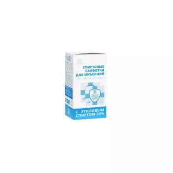 Салфетка антисептическая спиртовая 6х10 см 30 шт