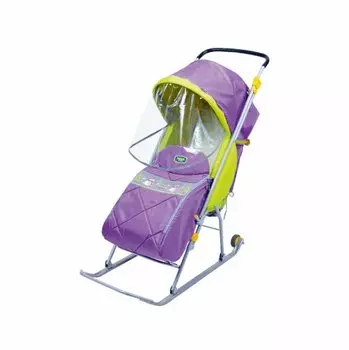 Санки-коляска Тимка Люкс Лаванда