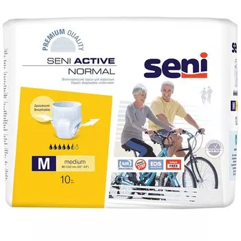 Seni Актив Нормал Трусики для взрослых р. М 10 шт