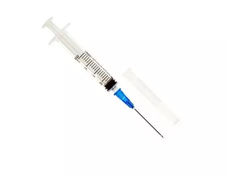 SFM Шприц одноразовый трехкомпонентный с иглой 23G 2 мл
