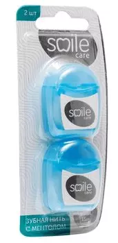 Smile Care Зубная нить Ментол 15 м 2 шт
