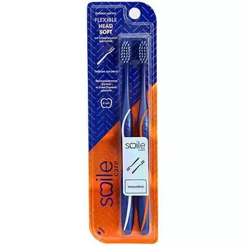 Smile Care Flex Зубная щетка Спираль Мягкая щетина 2 шт