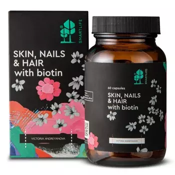 SmartLife Кожа, ногти, волосы с биотином капсулы 60 шт