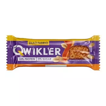 Снэк Фабрик Батончик глазированный 40 г Мягкий грильяж с арахисом