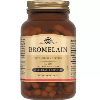 Solgar Бромелайн капсулы 60 шт