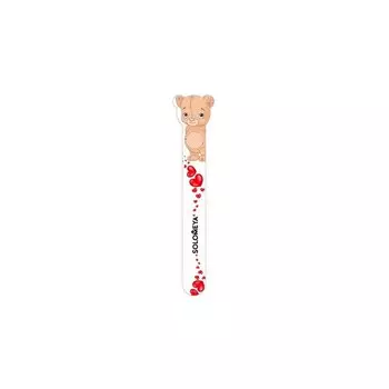 Соломея Плюшевый мишка Пилка д/натуральных и искусств.ногтей