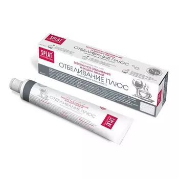 Splat Professional Отбеливание Плюс Зубная паста со фтором отбеливающая 40 мл