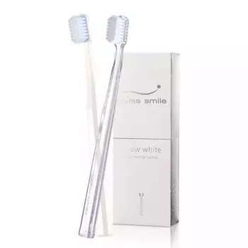Swiss Smile Сноу Вайт Набор щеток зубных отбеливающих 2 шт