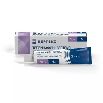Тербинафин-Вертекс крем для наружного применения 1% туба 15 г