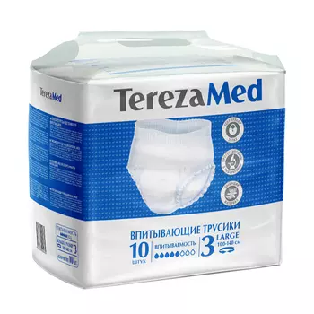 TerezaMed Pants №3 Подгузники-трусы для взрослых размер L 10 шт