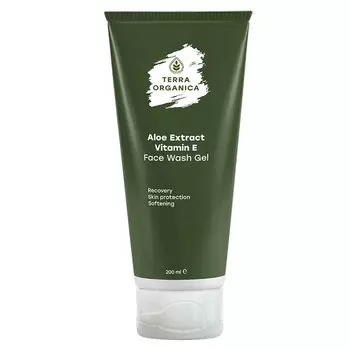 Terra Organika Гель для умывания с экстрактом алоэ и витамином Е 200 мл