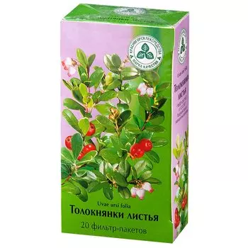 Толокнянка листья фильтр-пакеты 1,5 г 20 шт