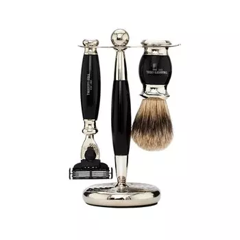 Truefitt Набор для бритья (кисть для бритья+станок Мак 3) Эбонит