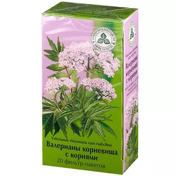 Валерианы корневища с корнями фильтр-пакеты 20 шт