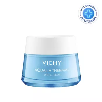 Vichy Aqualia Thermal Крем увлажняющий насыщенный для сухой и очень сухой кожи 50 мл
