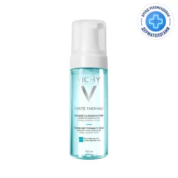 Vichy Purete Thermale Пенка очищающая для лица придающая сияние 150 мл