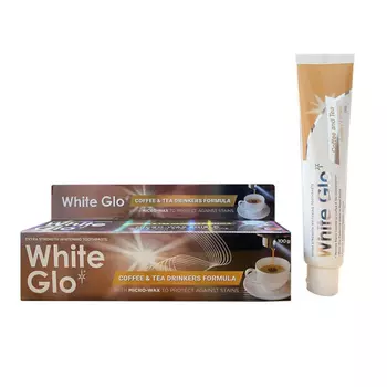 White Glo Зубная паста для любителей кофе и чая 100 г