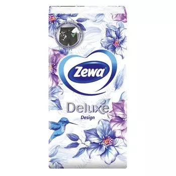 Zewa Deluxe Style Платки бумажные носовые 10 шт