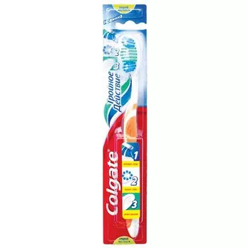 Зубная щетка Colgate Тройное Действие средняя