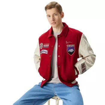 Chest Signature Block College Jacket