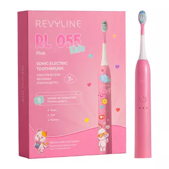 Электрическая зубная щетка Revyline RL 055 Kids, Pink