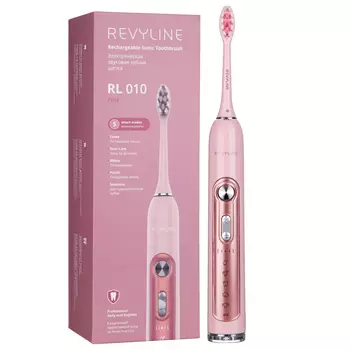 Электрическая звуковая зубная щётка Revyline RL 010 Pink