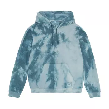 NATURAL DYE KNIT TWO TONE BACK VECTOR HOODIE