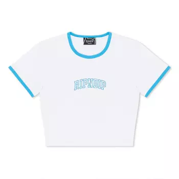 TEAM SPIRIT CROPPED RINGER TEE