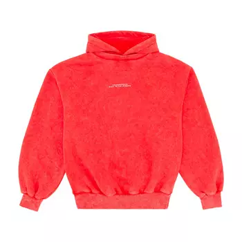 WASH PRINT DETAIL HOODIE