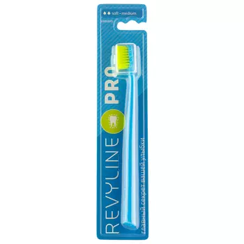 Зубная щетка Revyline SM6000 PRO голубая - салатовая, мягкая