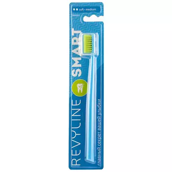Зубная щетка Revyline SM6000 Smart голубая - салатовая, мягкая