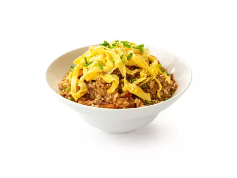 Рис теппаньяки с цыпленком