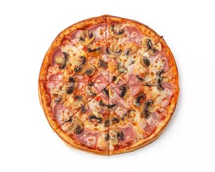 Ветчина и грибы большая