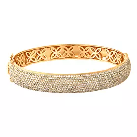 Браслет из желтого золота с бриллиантами 06-0029 18.0