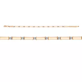 Браслет из золота с бриллиантами БР770224л 19.5