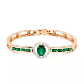 Браслет Брил., Изумруд