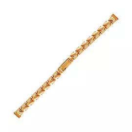 Браслет для часов из красного золота 025