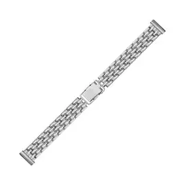 Браслет для часов из серебра с родированием 030011